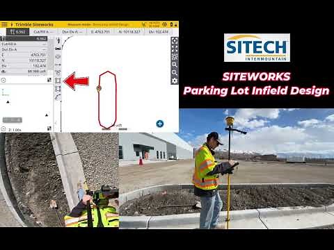 Siteworks Parking Lot Infield Design