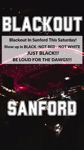 UGA Blackout Event - Georgia Football Fans Unite!