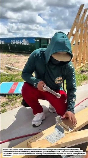 Amazing Timber Connector Installation Process.