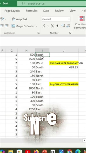 Average function in Excel in 30 Sec #Shorts #excel #dataanalysis #dataanalytics #viral #exceltips