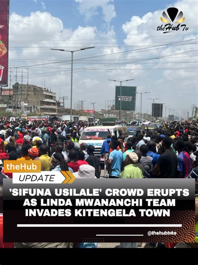 Edwin Sifuna and Team Ignite Kitengela Crowd