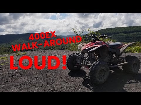 2008 Honda 400ex Walk-around + Startup Sparks Exhaust