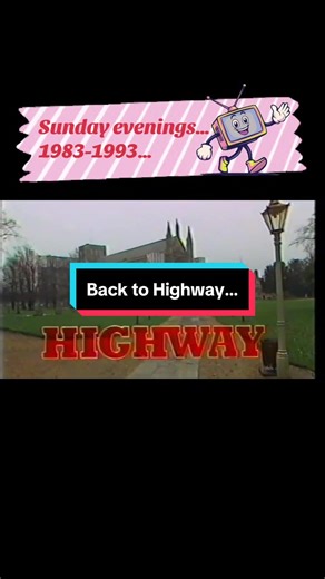 Highway was a religious British television series, broadcast from 23 October 1983 until 1 August 1993.[1] Presented by Harry Secombe, the show was a mixture of hymns and chat from various locations across Britain,[2] produced by their respective regional ITV franchise holders. The programme was administered by Tyne Tees Television in Newcastle upon Tyne. Unusually, no regional ident was used at the beginning of the programme, a generic