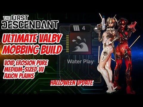 🌊 The Water Queen Ultimate Valby Updated Build – Insane Mobbing Power in The First Descendant