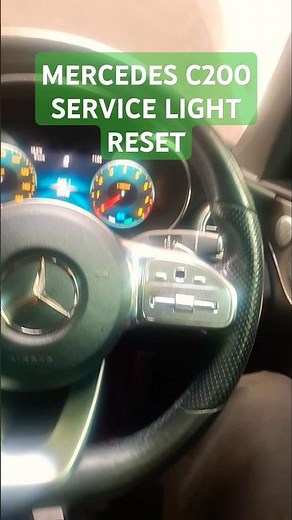 mercedes c200 service light menu reset #mechanic#oillightreset #mechanic #mercedes ##servicereset