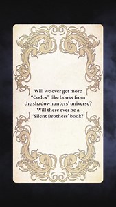 This would be cool. | Cassandra Clare