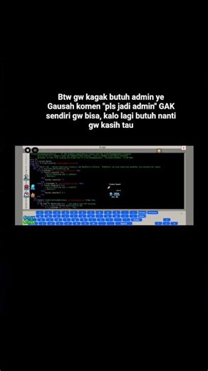 akhirnya setelah 1 jam gw update admin panel yang open panel udah bisa 🥹 #roblox