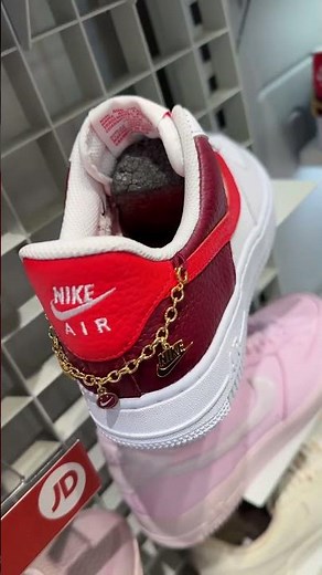 Nike Air Force 1 ‘07 (White/ Light Crimson/ Metallic Gold/ Team Red)