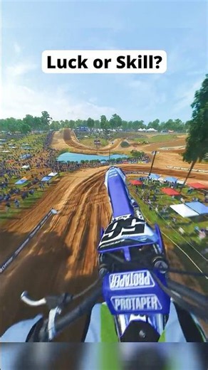 WAS THIS LUCK OR SKILL IN MX BIKES?