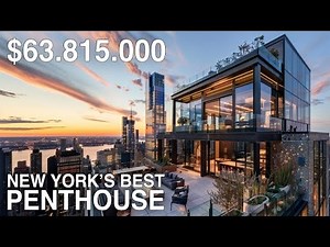 New York's Most Expensive $63.815.000 Penthouse. NYC LUXURY APARTMENT TOUR!