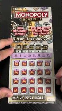 I ALWAYS TRUST MR MONOPOLY! #floridalottery #lottery #scratch #scratchofftickets #lotterytickets