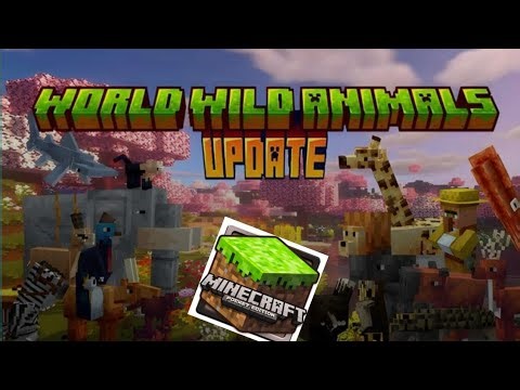 Animals mod for Minecraft bedrock realistic mod😱🤯🚀 #videos #viral