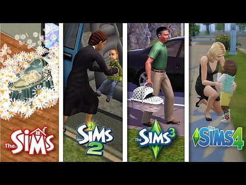 Sims 1 vs Sims 2 vs Sims 3 vs Sims 4 - Adoption