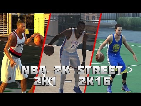 History of NBA 2K Street Blacktop - (2K1-2K16)