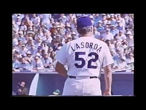 Tommy Lasorda Celebrates Joe Ferguson's HR in the 1974 World Series