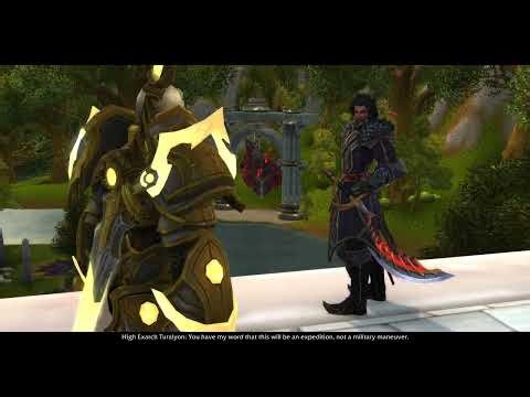 Meeting Wrathion & Turalyon - Cutscene - World of Warcraft: Dragonflight