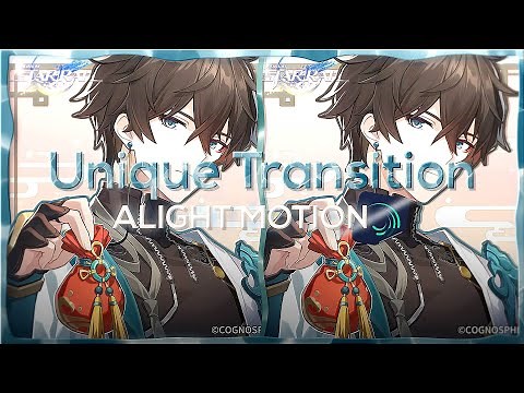 UNIQUE TRANSITION (+Tutorial) | ALIGHT MOTION