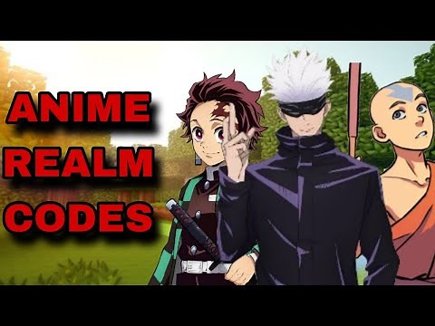 *NEW* TOP 5 BEST ANIME REALM CODES FOR MINECRAFT BEDROCK EDITION!