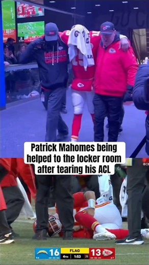 Mahomes is out for the season with a torn ACL