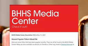 BHHS Media Center