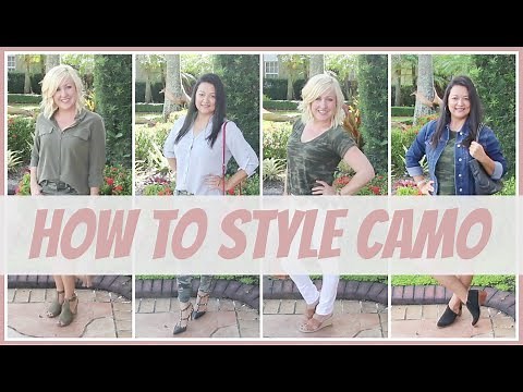 How to Style Camo for Women over 40 | How Mature Women Wear Camo Prints