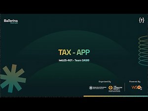 Team OASIS - Tax App