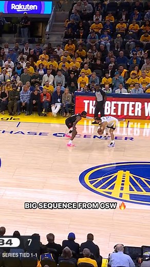 Steph Curry drops the mid-air DIME to Gary Payton II then Draymond Green caps it with a huge block! HOU-GSW • LIVE on ABC | NBA