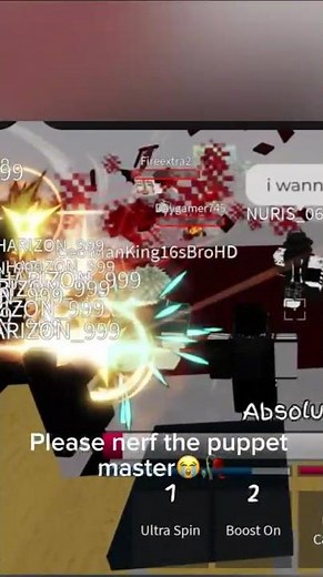 pls nerf puppet master in JJS #roblox #phonk #jujutsushenanigans