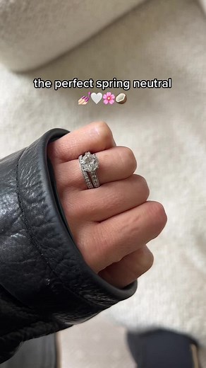 Perfect Spring Neutral Nail Color | Arielle Lorre Engagement Ring