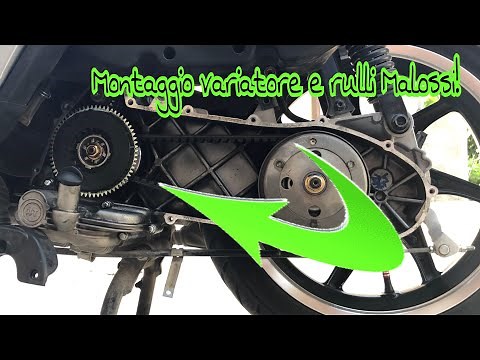 Mounting of the Malossi variator and rollers 6.1g on Liberty 50 4T i-Get