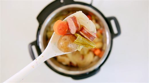Easy Instant Pot Kielbasa and Cabbage recipe, cooked for 15 minutes! Throw Beef Kielbasa, Cabbage, Potatoes, Carrots and Onions in an Instant Pot and dinner will be ready quickly! My family loves this Instant Pot meal served over white rice! ⭐️ RECIPE: https://brooklynfarmgirl.com/instant-pot-kielbasa-and-cabbage/ #instantpotrecipe #pressurecookerrecipe #instantpotdinner #familydinnerrecipe #kielbasarecipe #easydinneridea #easydinnermeals | Brooklyn Farm Girl