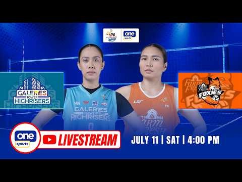 LIVE: GALERIES TOWER vs FARM FRESH | PVL ON TOUR | JULY 11, 2026