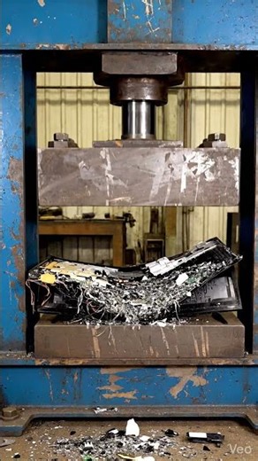 Hydraulic Press vs TV – Will It Explode? 😱💥