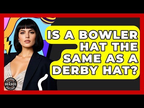 Is A Bowler Hat The Same As A Derby Hat? - Designer Brands Spotlight