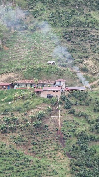 Asi se comunicaban antes en el campo cuando no había celular #café #agricultura #campo