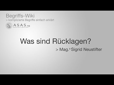 Was sind Rücklagen?