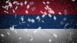 Serbia Flag Falling Snow Loopable New : vidéo de stock (100 % libre de droit) 1042087945 | Shutterstock
