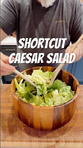 Shortcut classic Caesar salad for quick weekday meals