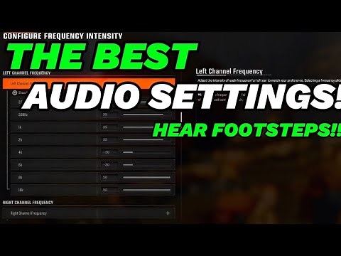 The Best Hidden Audio Settings & Frequencies to Hear Footsteps on Black Ops 6 #bo6 #blackops6
