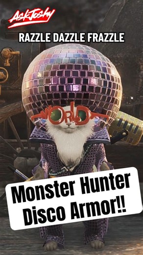 Monster Hunter Wilds Disco Outfits 🪩 Razzle Dazzle Frazzle Gala Armor MH #mhwilds #monsterhunter
