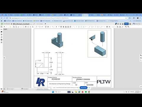 Assembly Drawing with exploded view, bill of materials, and callout bubbles in Onshape