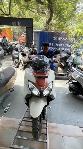 New Suzuki Burgman 125 Facelift 😍 Power Test 💪 #suzukiburgman #burgman #burgmanstreet