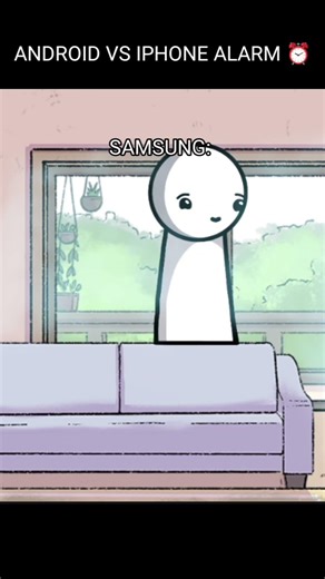 android vs iPhone alarm ⏰ #funny #memes #brainrot