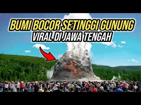 A Leaking Earth As High As A Mountain Has Been Discovered! The Natural Phenomenon Bledug Kuwu Has...