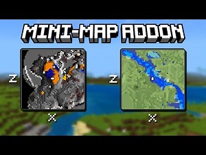 MINI-MAP ADDON For Minecraft Bedrock Edition is a game Changer! (in-depth review)