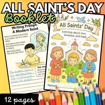 All Saints Day Coloring Pages and Activities | Faith, Kindness, and Hope Lessons