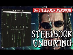 MATRIX RESURRECTIONS ★ MERDIX CE STEELBOOK FNAC!!! UNBOXING 4K UHD / BLU-RAY