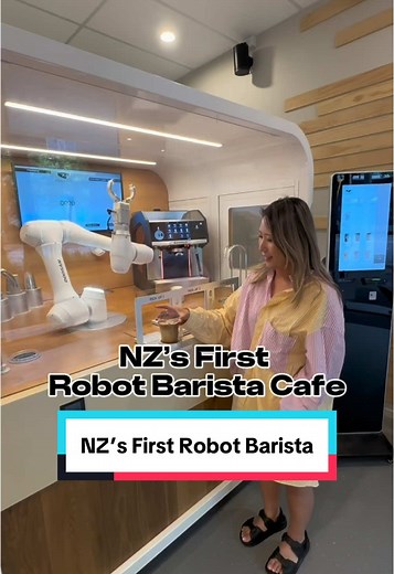 NZ’s First Robot Barista at Folletto Cafe