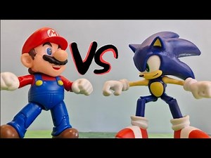 THE ULTIMATE SONIC VS MARIO STOP MOTION!
