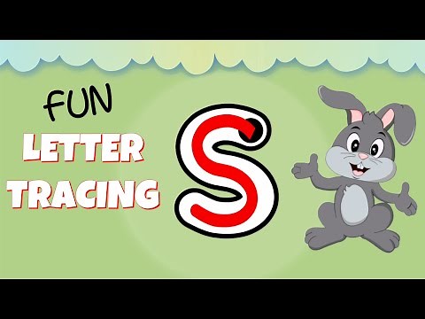 How to Write the Lowercase Letter s - Lowercase Alphabet for Kids